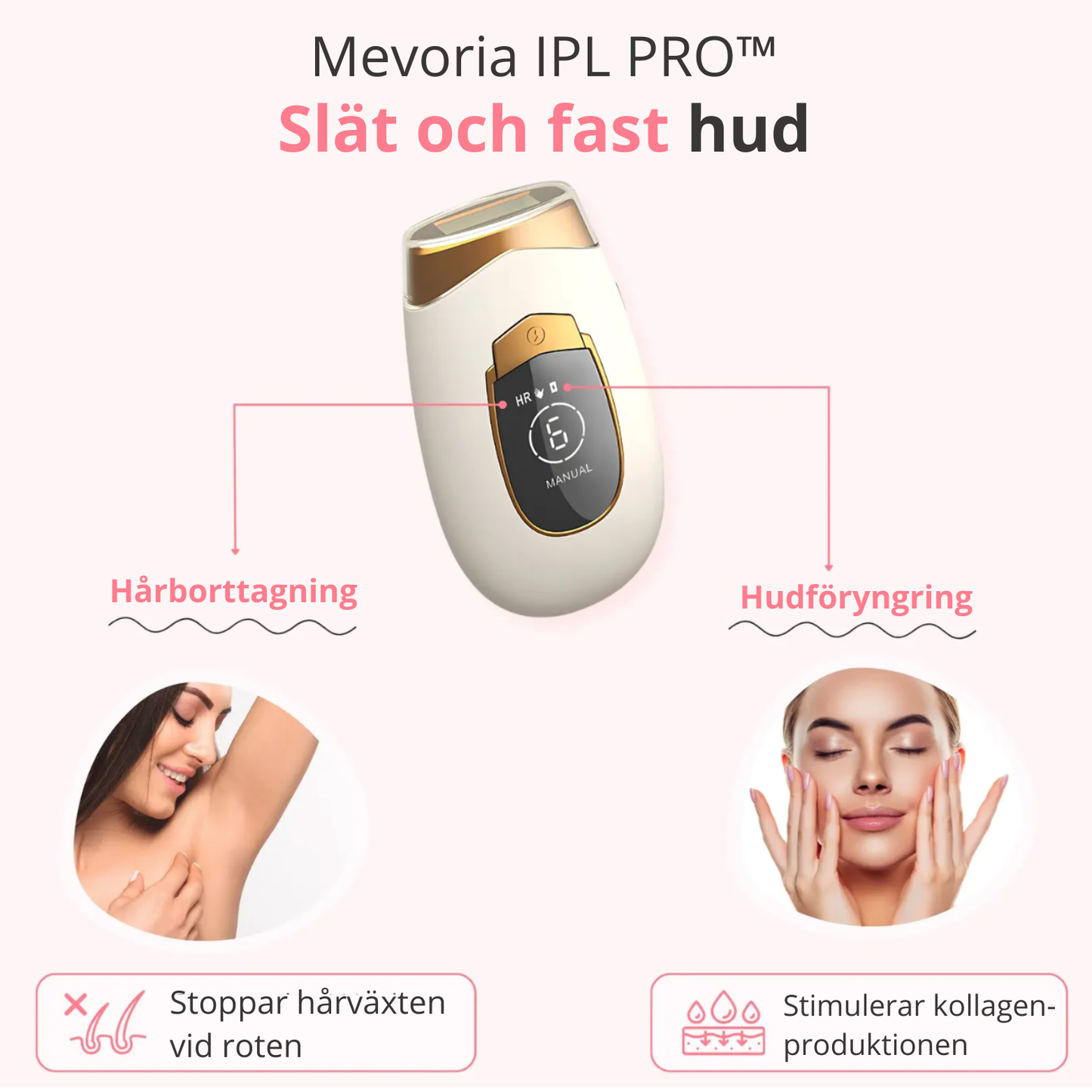 Mevoria IPL Pro® - Permanent Hårborttagare