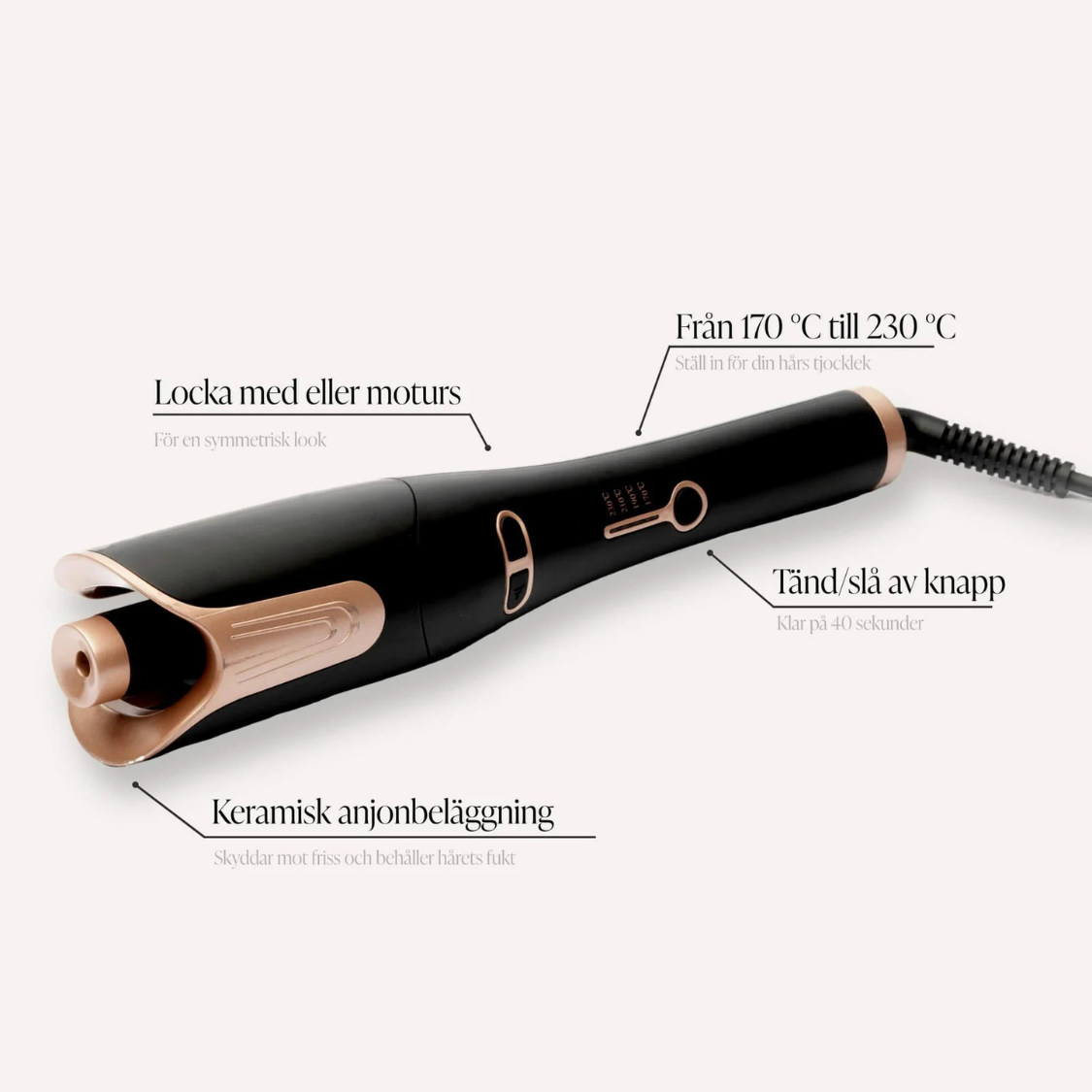 Mevoria curler® – automatisk krølltang