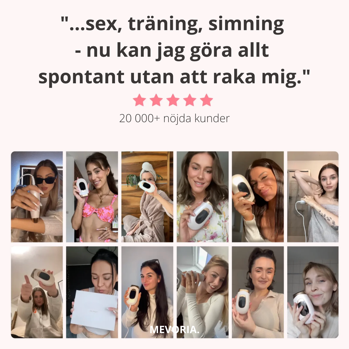 Mevoria IPL Pro® - Permanent Hårborttagare