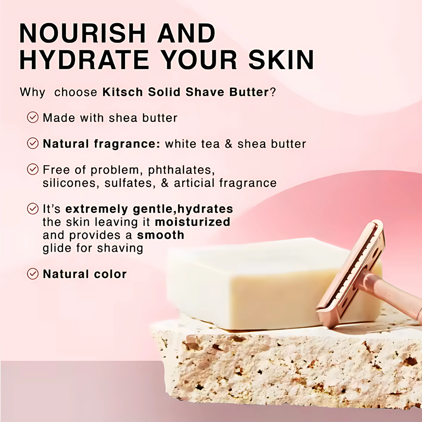 Mevoria Shave bar luxe® - kokos & shea butter