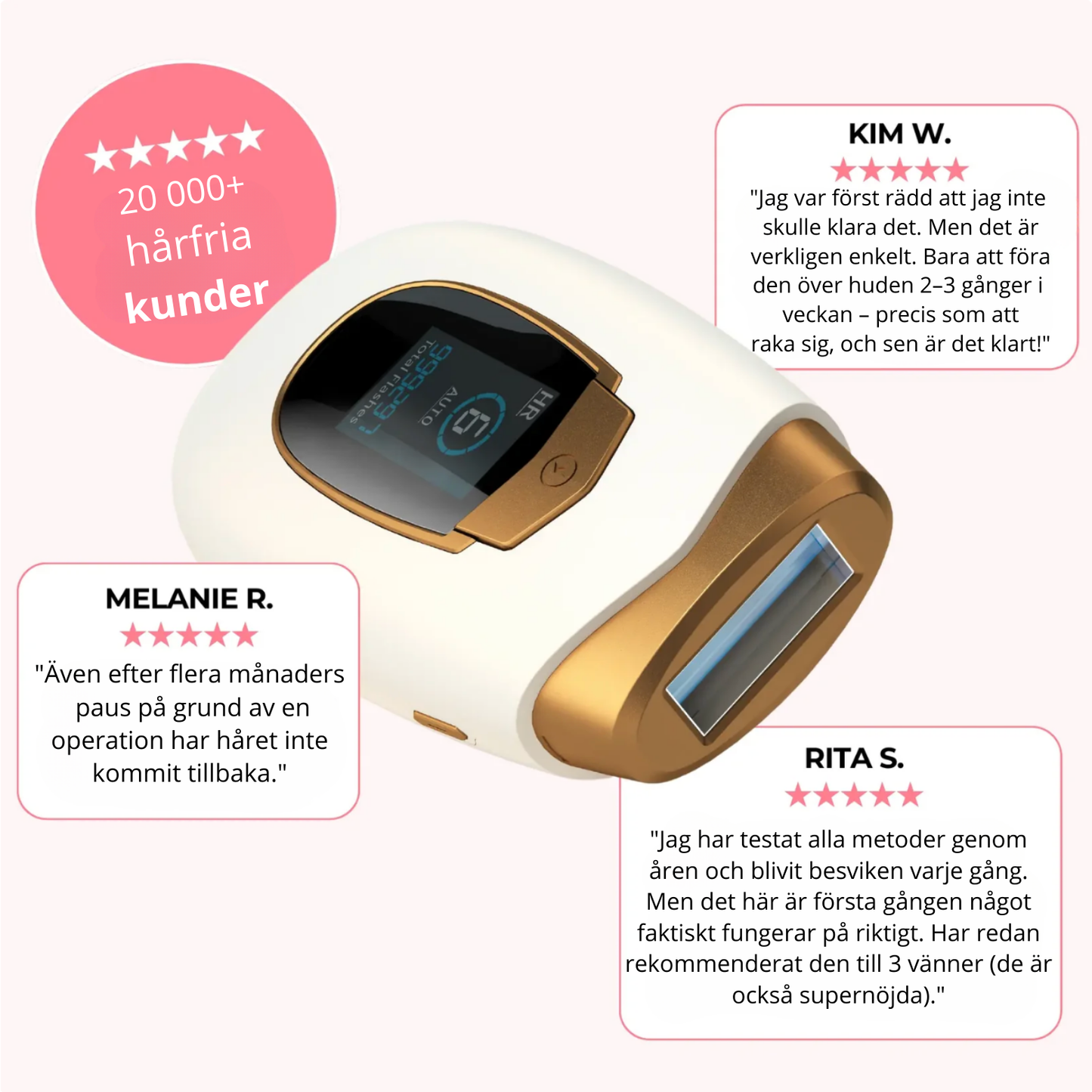 Mevoria IPL Pro® - Permanent Hårborttagare