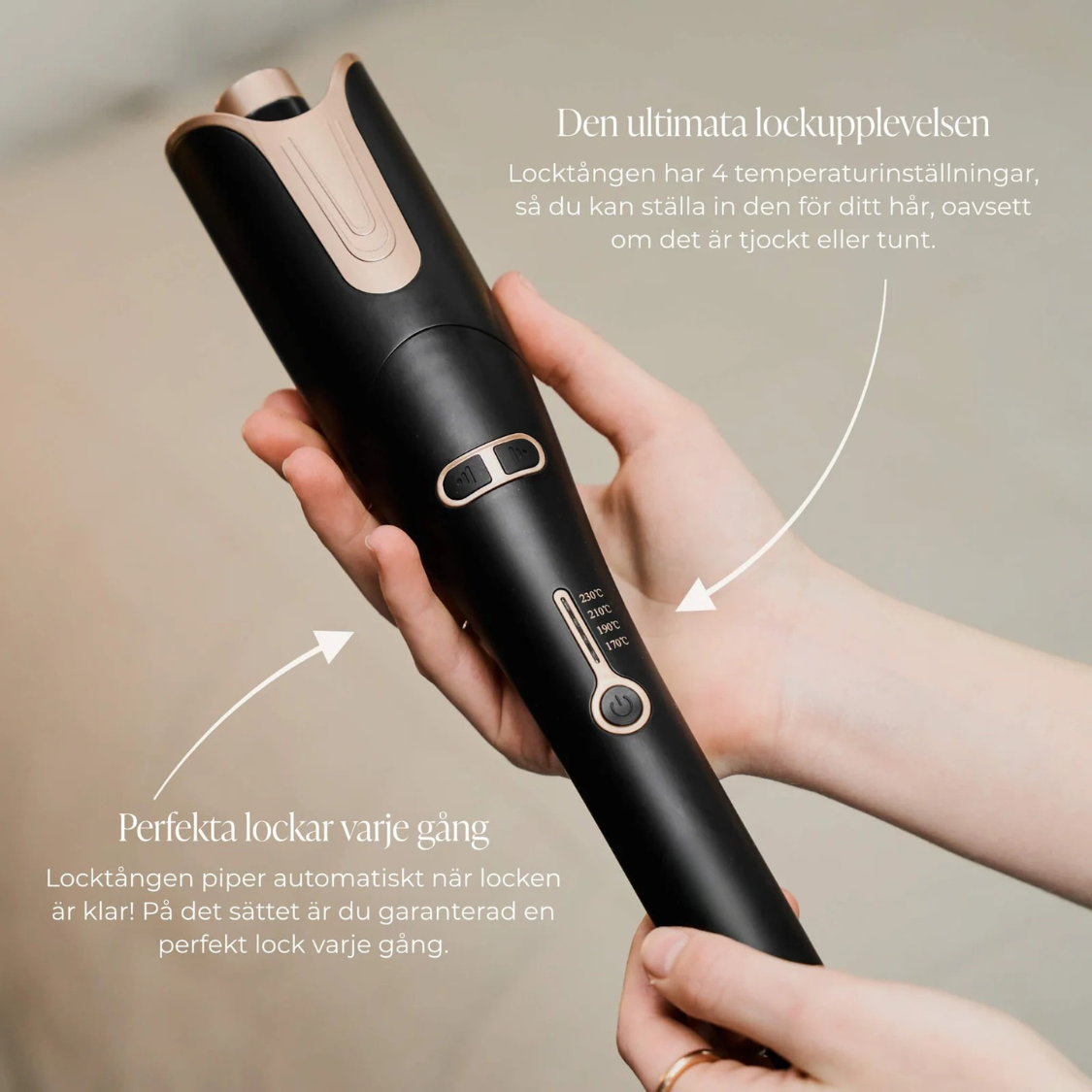 Mevoria curler® – automatisk krølltang