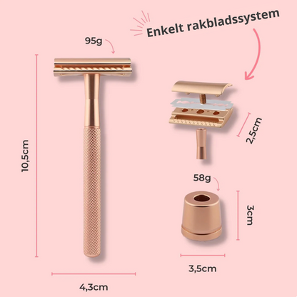 Mevoria Safety™ - Förhindrar klåda och rakfinnar