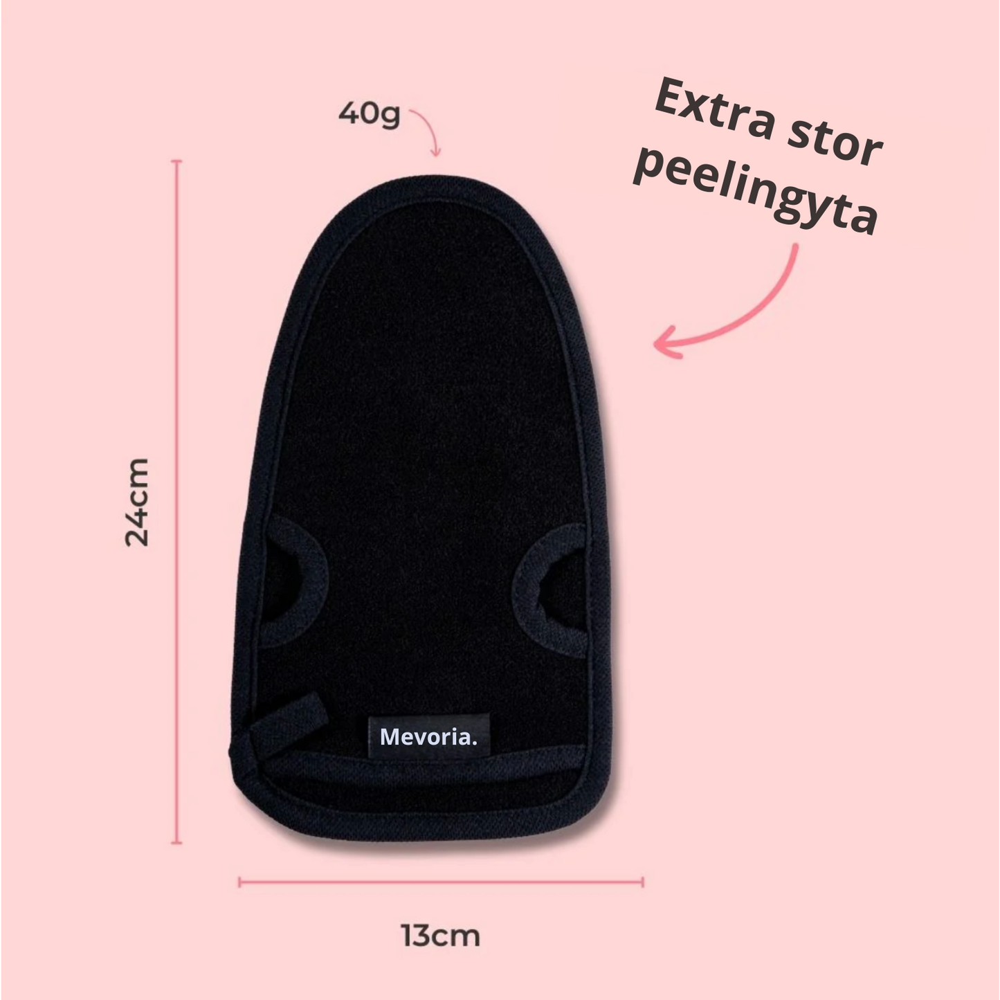 Mevoria Peely™ – Handske mot inåtväxta hårstrån & för mjuk hud
